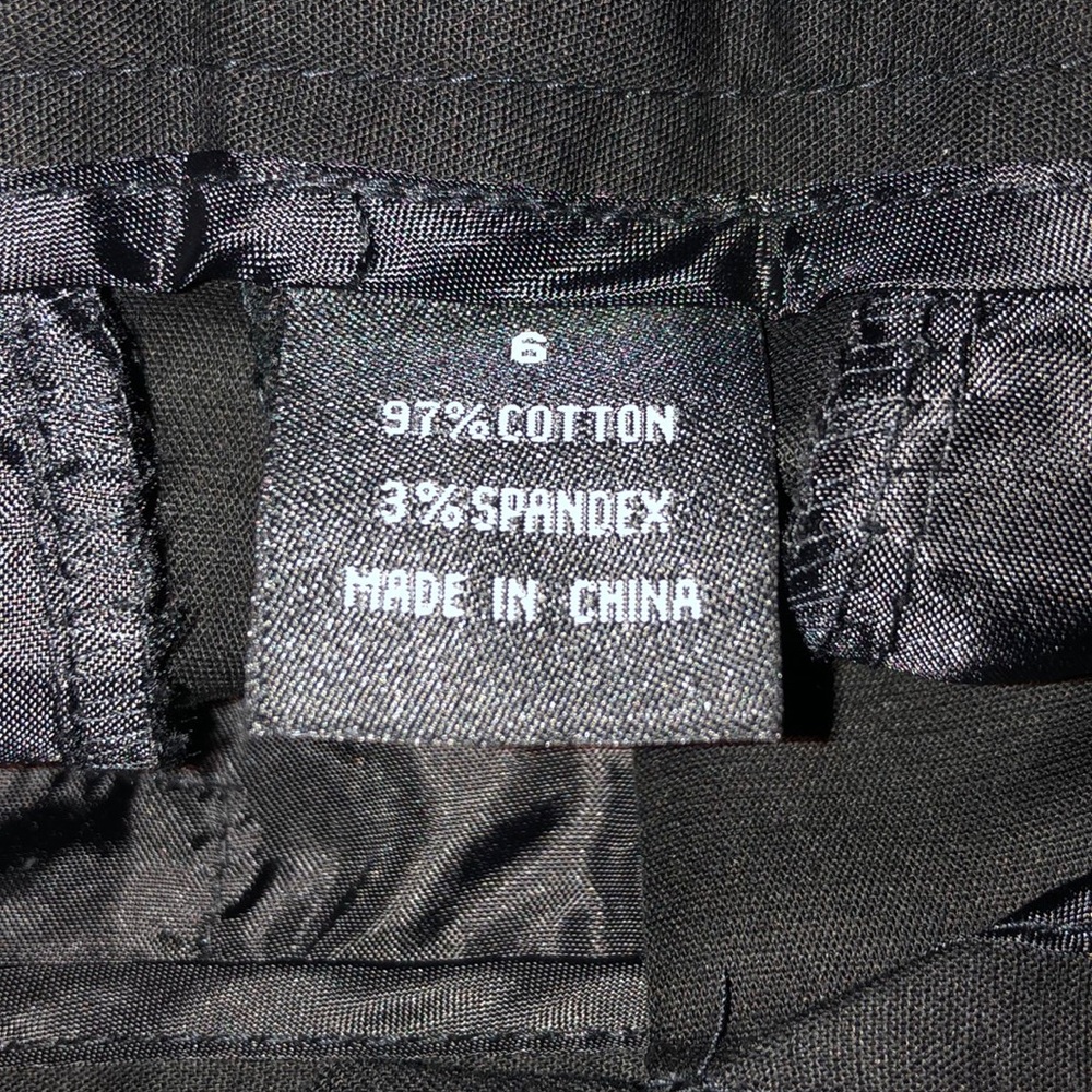 NWOT Willi Smith size 6 black shorts - Picture 7 of 7